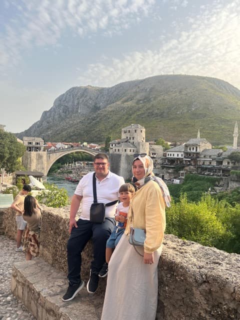 Mostar’ın en güzel manzarasında, en güzel anılar…