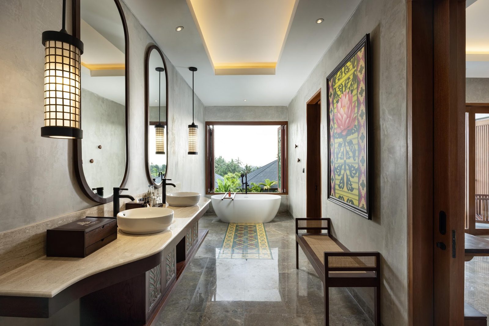 Lagün Manzaralı Süit: banyo