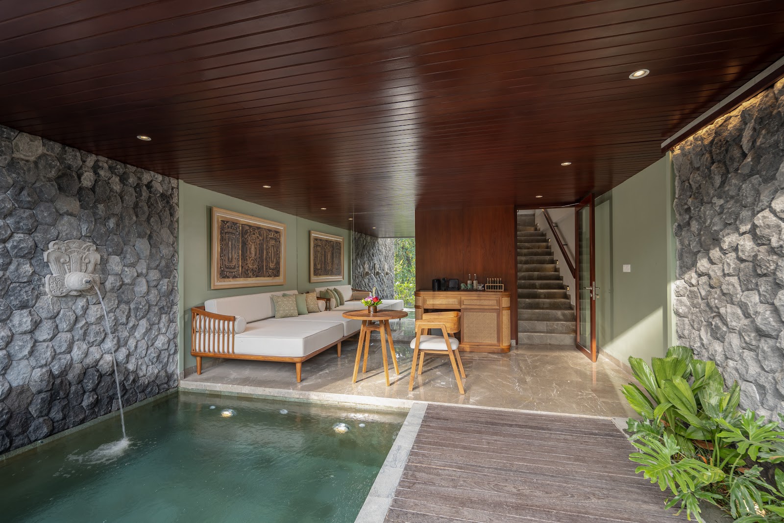 Jungle View Duplex Private Pool Villa: private pool